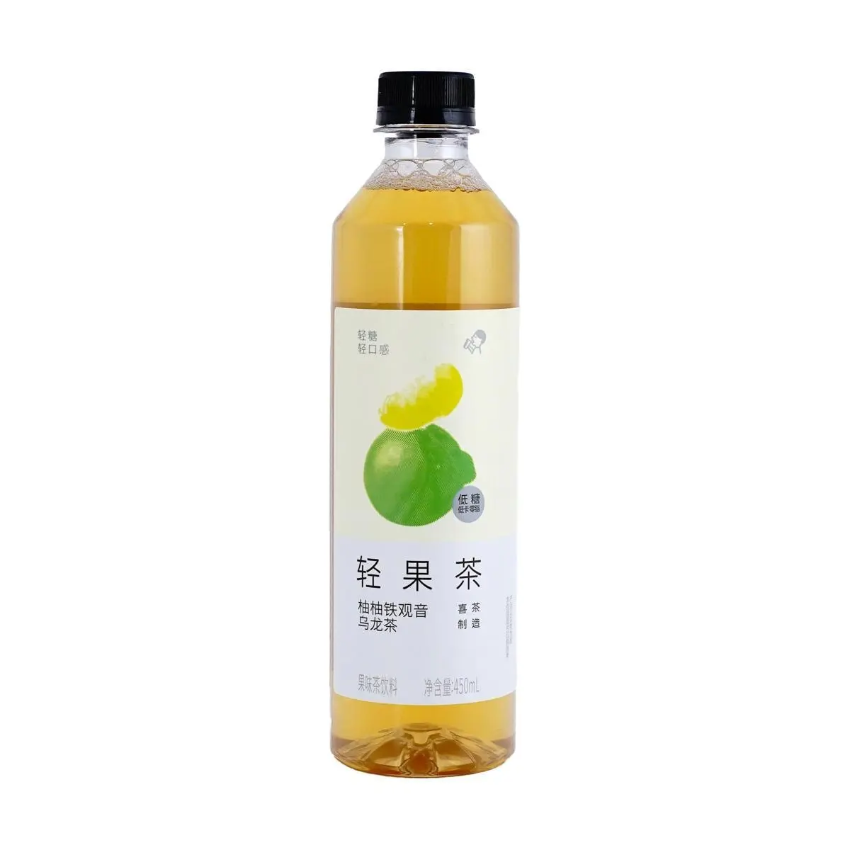 HEYTEA Pomelo Tieguanyin Oolong Tea Drink - Lightly Sweetened, Low Calorie, Zero Fat Fruit Tea Beverage 450ml HEYTEA Pomelo Tieguanyin Oolong Tea Drink - Lightly Sweetened, Low Calorie, Zero Fat Fruit Tea Beverage 450ml