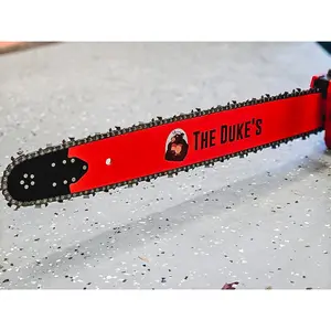 THE DUKE'S SEMI-PROFESSIONAL CHAINSAW BAR -- REPLACEABLE SPROCKET TIP