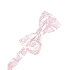 Pink Tapestry Bow Tie