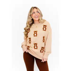 Bear Hugs Embroidered Sweatshirt