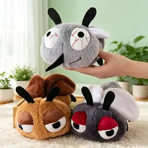 Summer Three Naughty Guests ugly-cute mosquito doll, funny cockroach and fly plush toys, suitable as quirky toys for young people