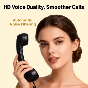 New Type-C Direct Plug Phone, Retro Silent, No Converter Needed, External Call Earpiece, Ergonomic Design, Vibrant Colors, Portable Mini Audio, Headset