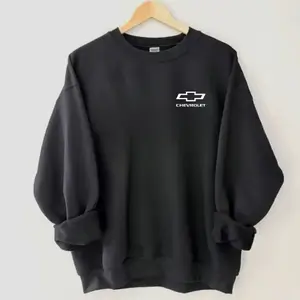 Chevrolet Logo Sweatshirt Hoodie T-shirt, Classic Chevy Crewneck Pullover, Minimal Vintage Car Graphic Shirt, Retro Mechanic Style Outfit, Gift for Men & Women