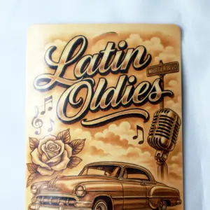 Latin Oldies Card Cover – Classic Chevy Lowrider Style | Debit & Credit Card Skin | Chicano Culture Design