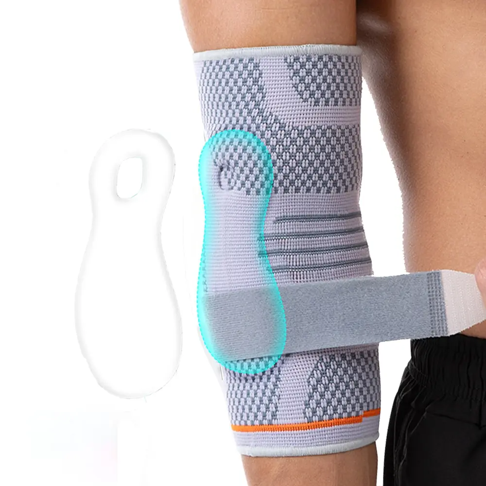 1PCS Elbow Brace with Adjustable Strap & Gel Pad, Multi-Functional Compression Support for Tennis, Golf, Gym & Weightlifting, Golfers Elbow Brace, Elbow Support Band, Elbow Sleeve, Elbow Wraps, Elbow Guard