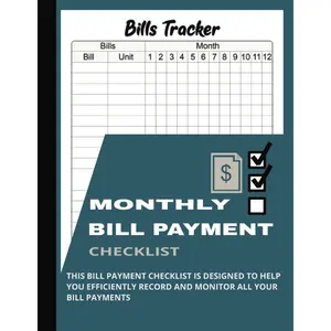 Bill Payment Tracker Log Book: Bill Journal for Personal or Business Taxes | Expense Tracker & Payment Logbook | Financial Record Keeper | Gift Notebook for Budgeting & Money Management Paperback – February 2, 2025