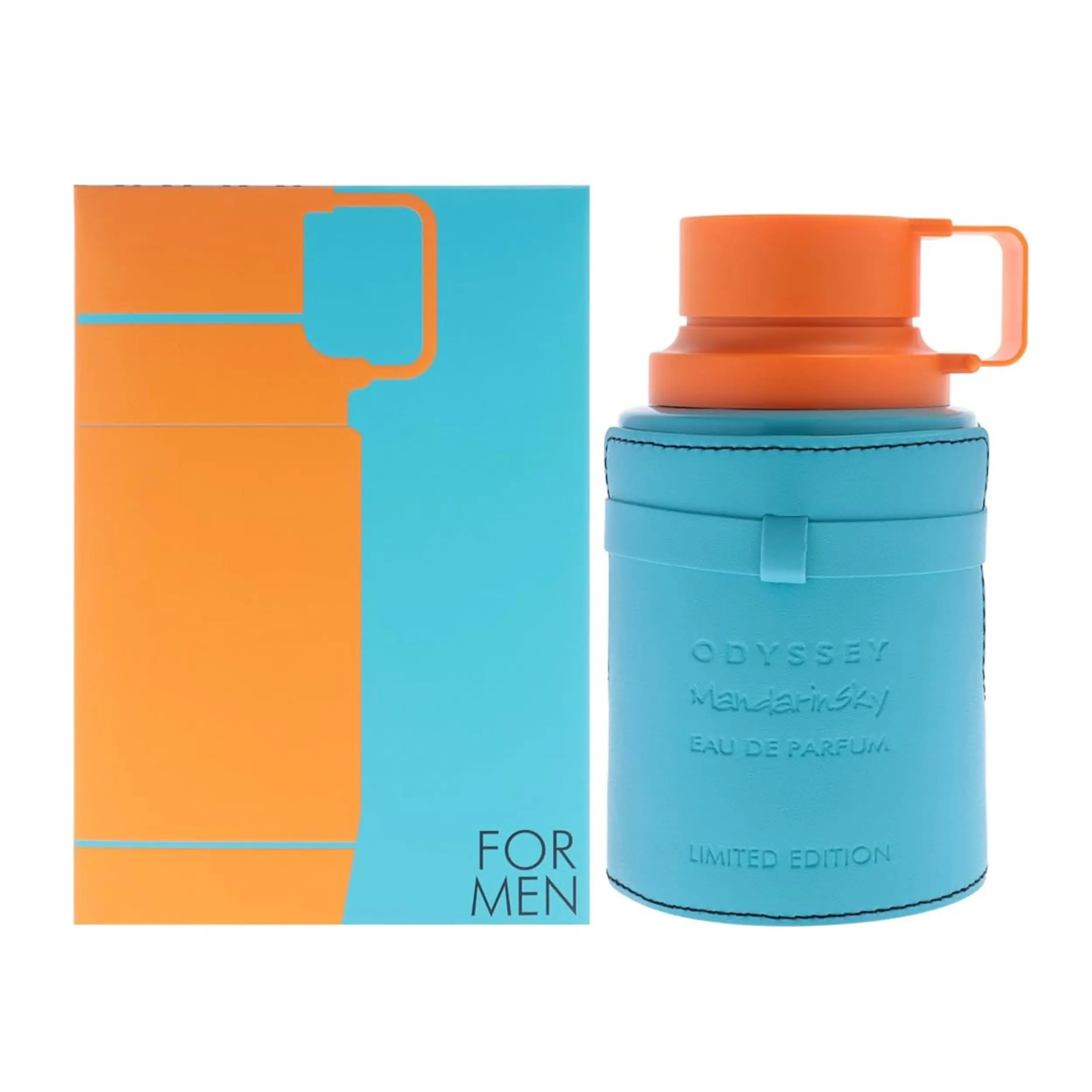 ARMAF Odyssey Mandarin Sky Eau de Parfum (EDP) - 6.8 fl oz Limited Edition Men's Citrus Woody Perfume, Aromatic Amberwood Scent, Cedar Amber, Tonka Beans Notes, Single Item, Aromatic Amberwood Fragrance, Citrus Aromatic Woody