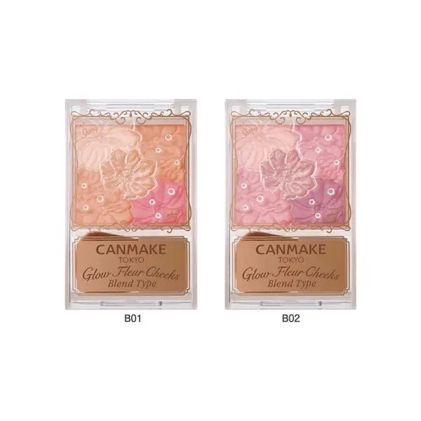 CANMAKE Glow Fleur Cheeks Blend Type B01/B02 Makeup Cosmetic CANMAKE Glow Fleur Cheeks Blend Type B01/B02 Makeup Cosmetic