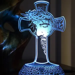 Jesus Christ night light, Jesus Light, Jesus, Custom night light, Religious gifts, Christian gift, Night Light, Nursery Lamp Decor Ornaments