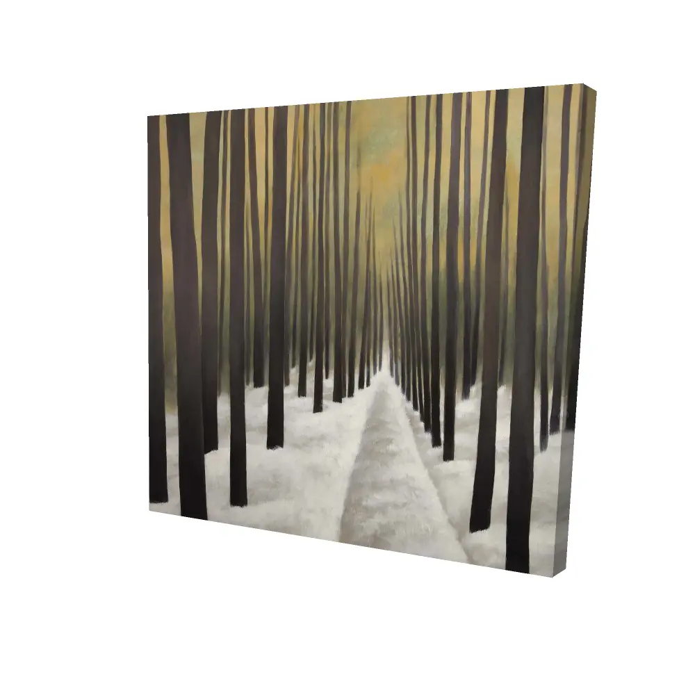 212 MAIN High-Def Print Brown Forest Trees Nature Art Photo Poster - 24x24 in Wall Art, Outdoors Hiking Theme Bedroom Accent, Landscape, 1-Piece, Durable, Vivid Colors, Home Inspo (Replaces 2080-2424-LA160)