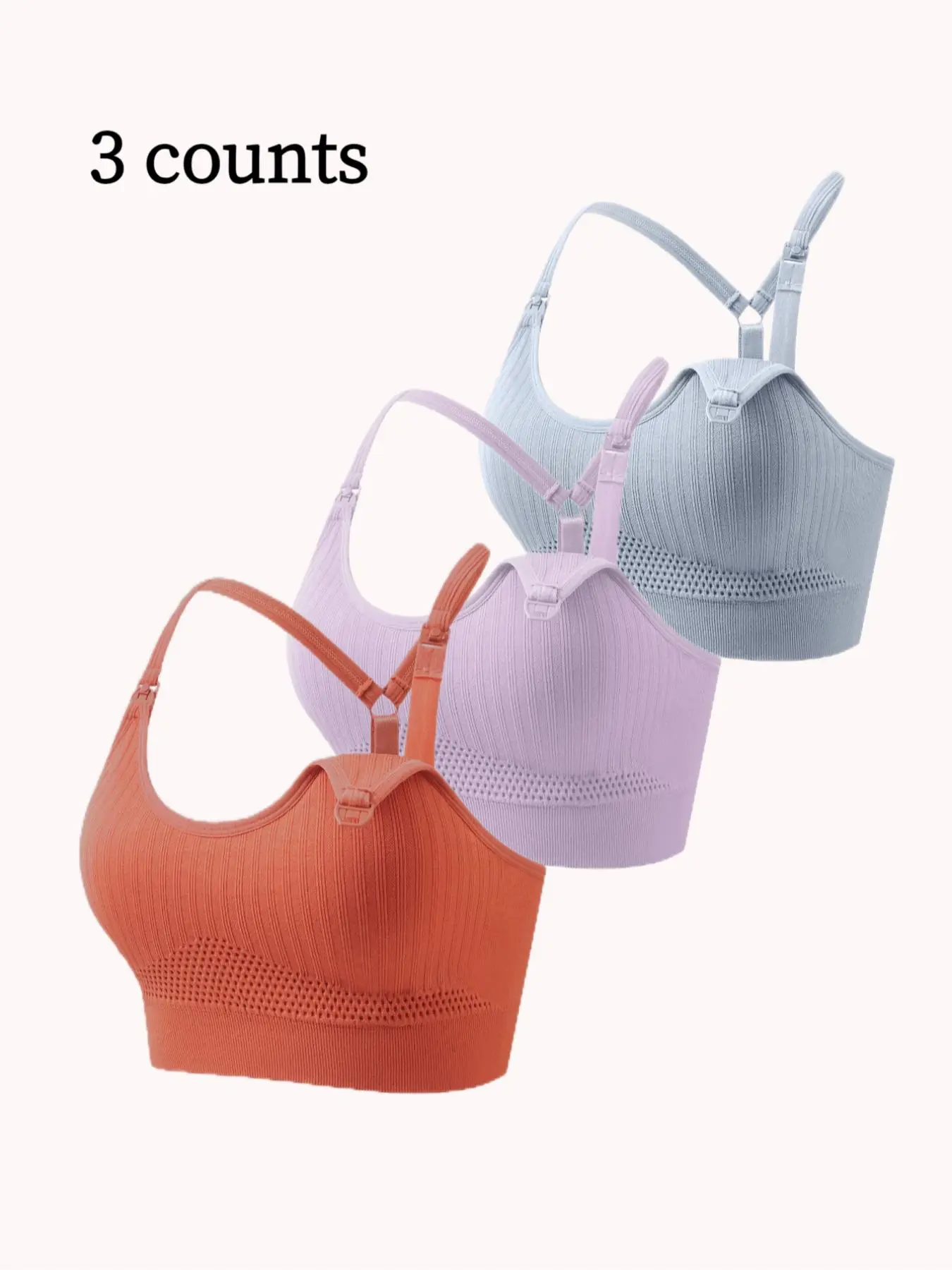 Maternity Solid Color Breathable Removable Chest Pad Wireless Nursing Bra, Soft Supportive Maternity Bra, Maternity Lingerie for All Seasons, Pregnancy Maternity Bra Maternity Solid Color Breathable Removable Chest Pad Wireless Nursing Bra, Soft Supportive Maternity Bra, Maternity Lingerie for All Seasons, Pregnancy Maternity Bra