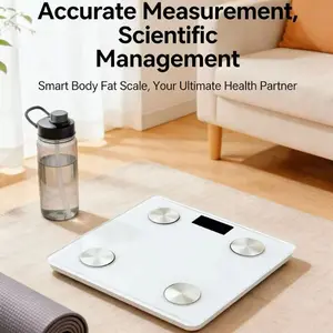 Smart Body Fat Scale Bluetooth – 180KG High Precision BMI Scale with App Sync for Family Health