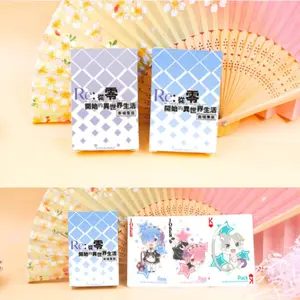Anime Poker Cards Re:Life in A Different World From Zero Cosplay Board Game Cards Hardcover Collection Gift Box