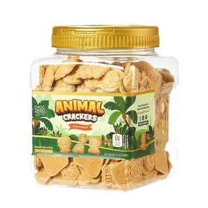 ChocZero Animal Crackers Cookies, Cinnamon Flavored, Gluten Free, Low Carb, No Added Sugar, 12 Ounce (Pack of 1)