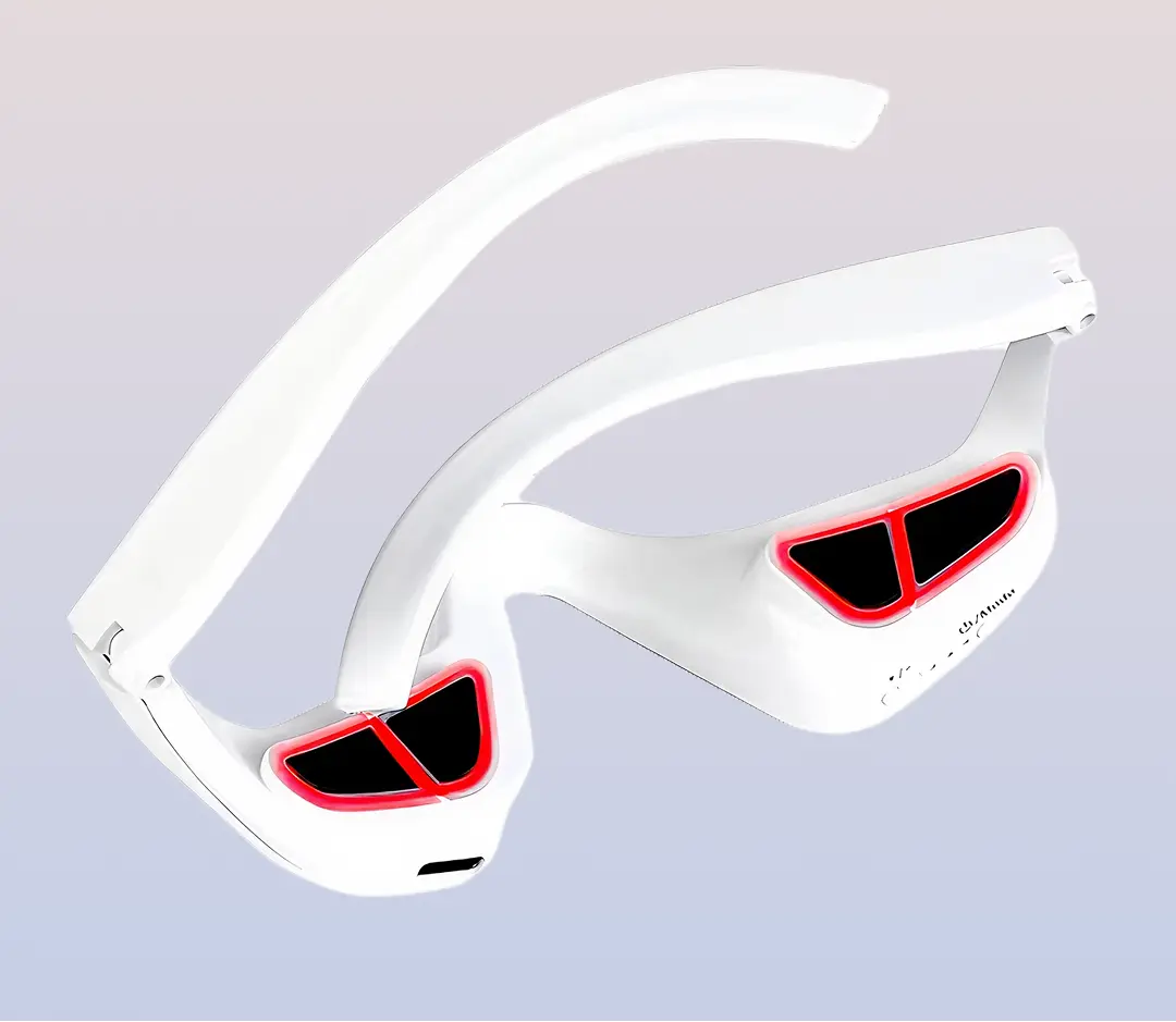 Renewa EyeLift Hands-Free Under Eye Beauty Machine, 5-Minute Facial Tool with Red LED Light Wand – Reduces Puffiness, Brightens Skin, Defines Face-Neck Contours – Daily Use Self Care Products Personal Care Appliance