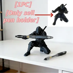 1PC 3D Printed Pen Holder Desktop Organizer | Modern Minimalist Desk Decor, Creative Stationery Storage Rack for Pens & Tools, Artistic Study Room Decoration, Unique Home Office Accent & Desktop Ornament