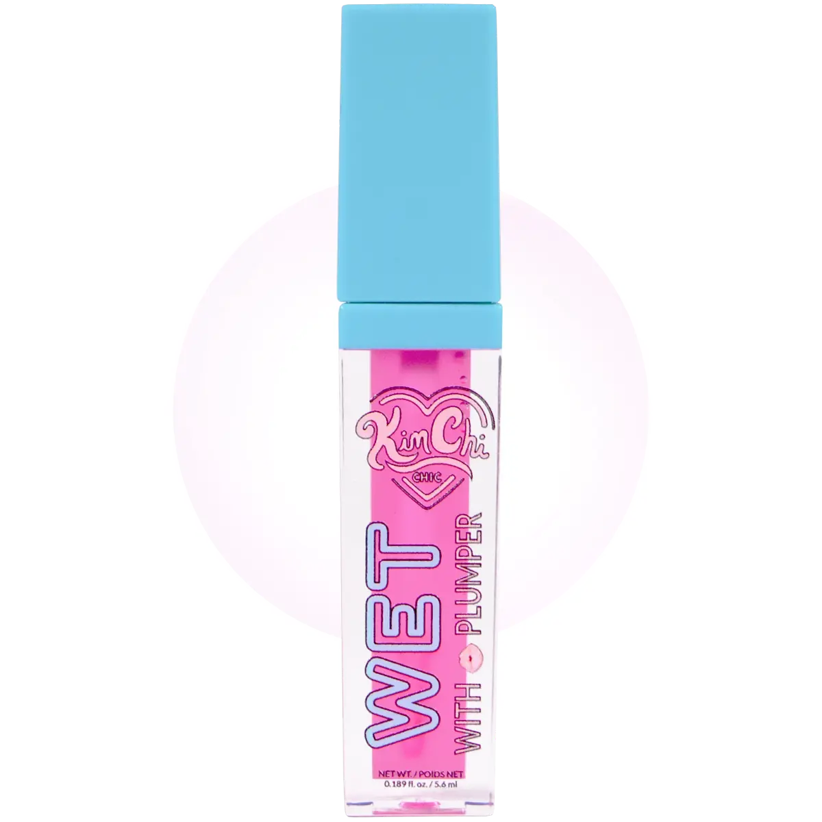 KimChi Chic Beauty Wet Gloss Lip Plumper: Lightweight, Glossy, Non-stick Formula with a a High-shine Lipgloss Finish, Clear or Tinted Colors, Lip Care, Cosmetic Makeup