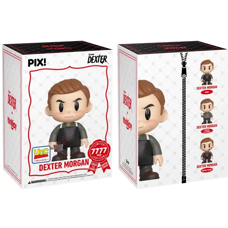 Thrilljoy PIX! DEXTER x Dexter Morgan UCC EXCLUSIVE! - Limited Edition Collectible - (LE 7777pcs) 1/6 Chance of CHASE + SUPER Potential
