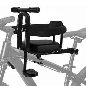 Seat Front Mounted,   Seat with Foot Pedals and Guardrail, Suitable for  2~4 , Compatible with  Adult MTB, Weight 60 lbs