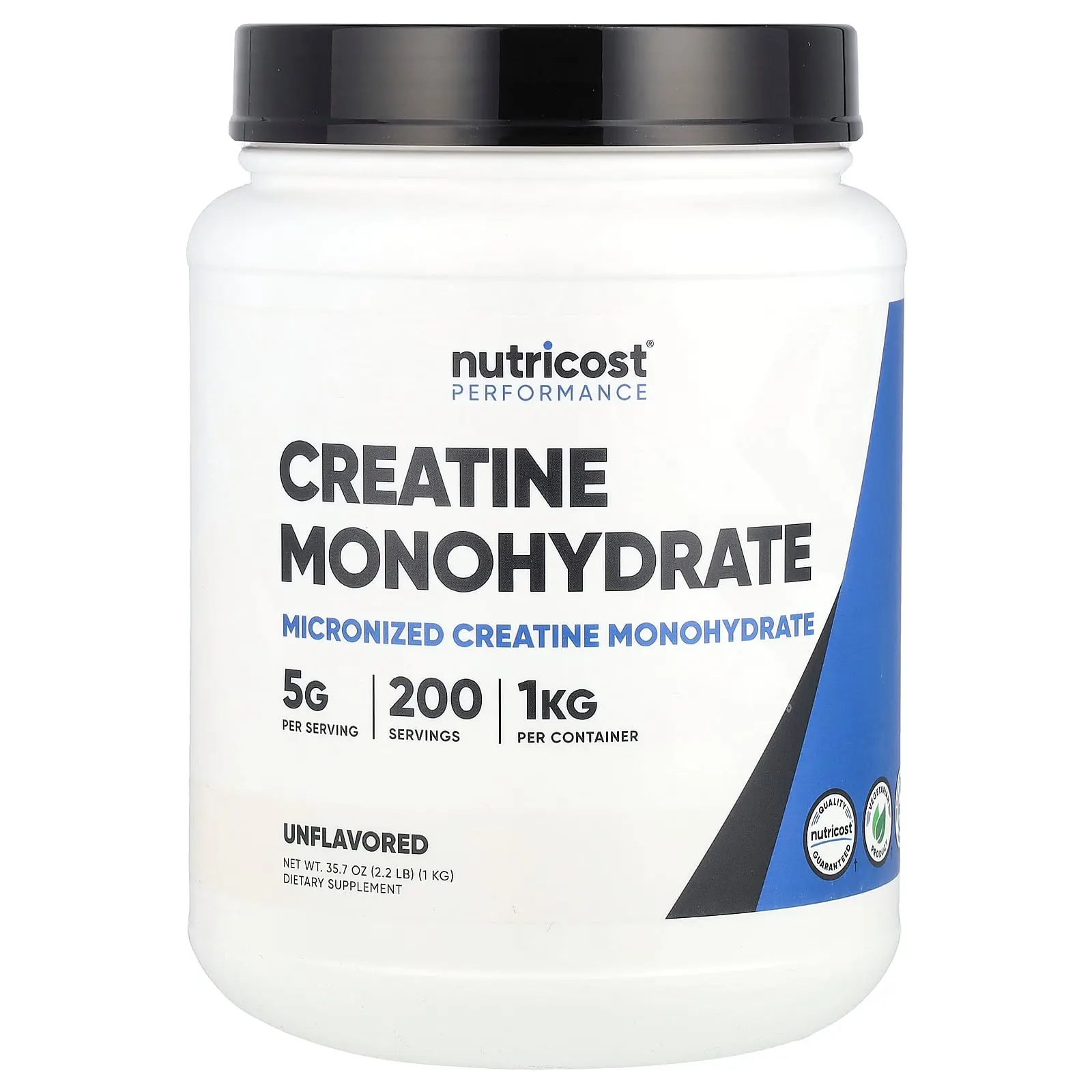 Nutricost Performance, Creatine Monohydrate, Unflavored , 2.2 lb (1 kg) Nutricost Performance, Creatine Monohydrate, Unflavored , 2.2 lb (1 kg)