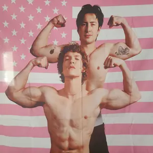 Vintage Heated Rivalry Tapestry, Retro Game Day Flag, Sports Aesthetic Wall Decor, Classic Competition Banner, Bedroom Dorm Decor for Fans, Hudson Williams Connor Storrie Chemistry Flag Starry Sky Pattern Diy Decorative Hanging Backdrop