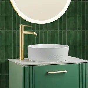 10/20pcs Green 3D Self-Adhesive Wall Tiles, 9x11.4 Inches Waterproof Heat-Resistant Removable Peel and Stick Backsplash, Kitchen Stove Splashback Stickers, Bathroom Wall Tiles, 3D Embossed PVC Home Decor Panels