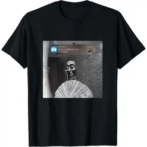 T-Shirt, Tung Sahur Front Door Motion Meme Italian Tshirt