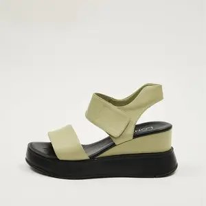Cample Platforms Avocado Women`s Summer Casual Sandals