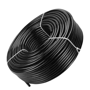 16-200 Feet 1/4 Inch Drip Irrigation Tube, Flexible PVC Hose for Garden Irrigation System, Lawn and Flower Bed, Efficient Watering, Soaker Hose for Garden
