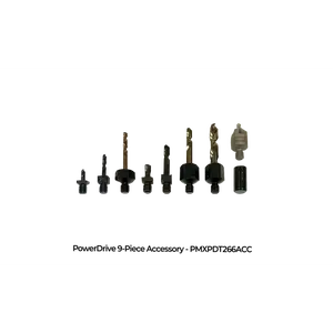 ProMAXX PMXPDT266ACC POWERDRIVE ACCESSORY PACK - THREADED DRILL BITS MULTI-SIZE