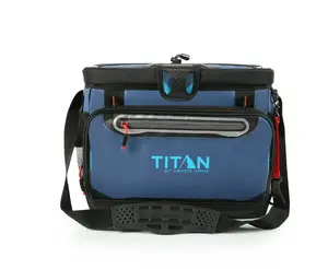 Titan by Arctic Zone 30 Can, 20 Quart Zipperless Soft Cooler, Ocean Blue