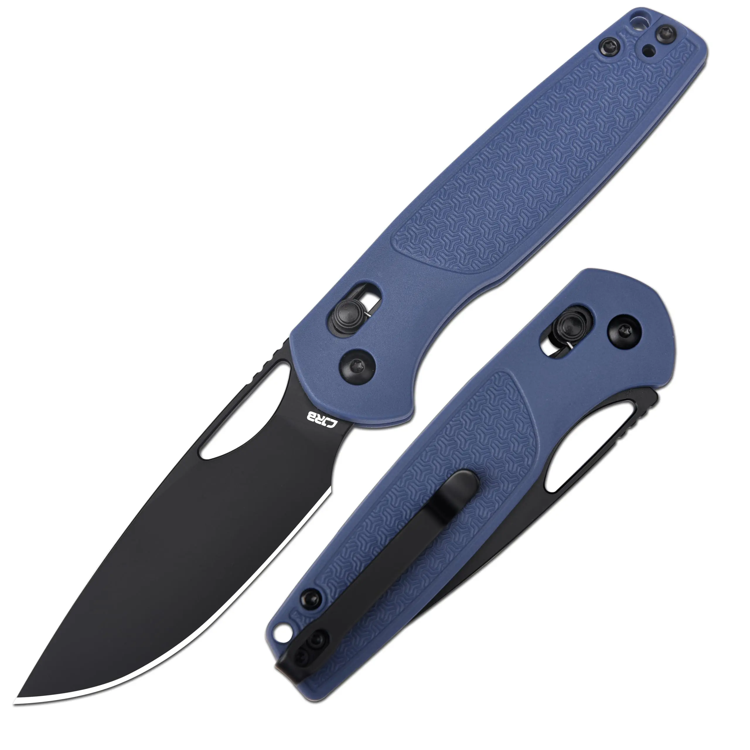 CJRB Acacia Outdoor EDC Knife, 3.21'' AR-RPM9 Steel Blade, Crossbar Lock with Pocket Clip, EDC/Survival Gear for Camping, Hiking, Father's Day Gift, Edc Pocket Knives