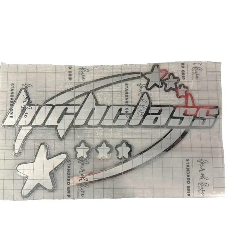 High Class Car Vinyl Decal Sticker with Stars and Arrows Design for Vehicle Decoration 11x7