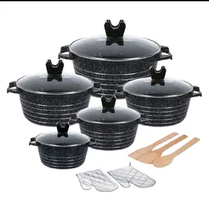 Cookware Pots - Kitchenware Set for Home 15 pcs set Cooking