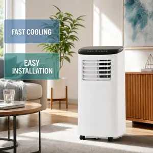 Ice-Cold 8000 BTU Portable Air Conditioner - 5-Min Tool-Free Setup, Ultra Quiet 3-in-1 AC Unit with Remote, Best Electric Bill Saver for Bedroom & Office summergarden