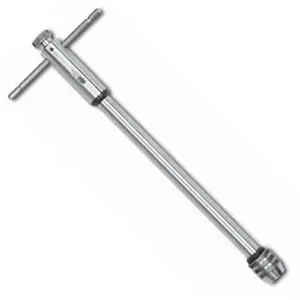 212 MAIN T-Handle Ratcheting Tap Wrench, Quick Turn Design, 3-Gear Ratchet Mechanism, Square Shank, Three Gears