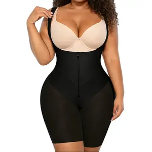 FitnFem 2 Strap Waist Trainer Corset Tummy Control Butt Lifter Shapewear Bodysuit for Women High Waist Slimming Body Shaper Compression Womenswear