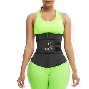 Belle's Secret Black Waist Trainer - Waist Trainer Compression Latex Material for Comfortable Workouts
