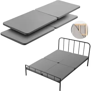 Summervibes VEVOR Bunkie Board Full Size, 51x 71 Foldable Box Spring, 0.4 Thicker Wooden Bed Boards for Under Mattress, Bed Slats with No Assembly Required, Easy - to - use Bed Support BoardVEVOR Super Brand Day
