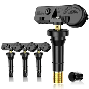 4PCS Pre-programmed TPMS Sensor 433MHz -Compatible with Jeep, Dodge, Chrysler, Fiat 300, Ram 1500, Wrangler, Grand Cherokee, Durango, Challenger, Journey, Tire Pressure Monitoring Sensor 56029398AB