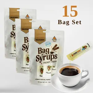 Pocket Pours Sugar Free Hazelnut Coffee Syrup - 15 Bag Box