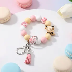 Cow Keychain - Unique Design Durable Material Perfect for Everyday Use Simple Functional Keychain,Creative, Cute and Practical Gifts, Hanging Charm for Bag, Backpack,Phone, Car Keychains, Perfect Daily Gift for Women