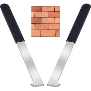 2PCS Paver Puller Extractor, 9 inch Carbon Steel Paver Removal Tool for Garden Lawn Yard Patio Brick Block Interlocking Stone Replacement