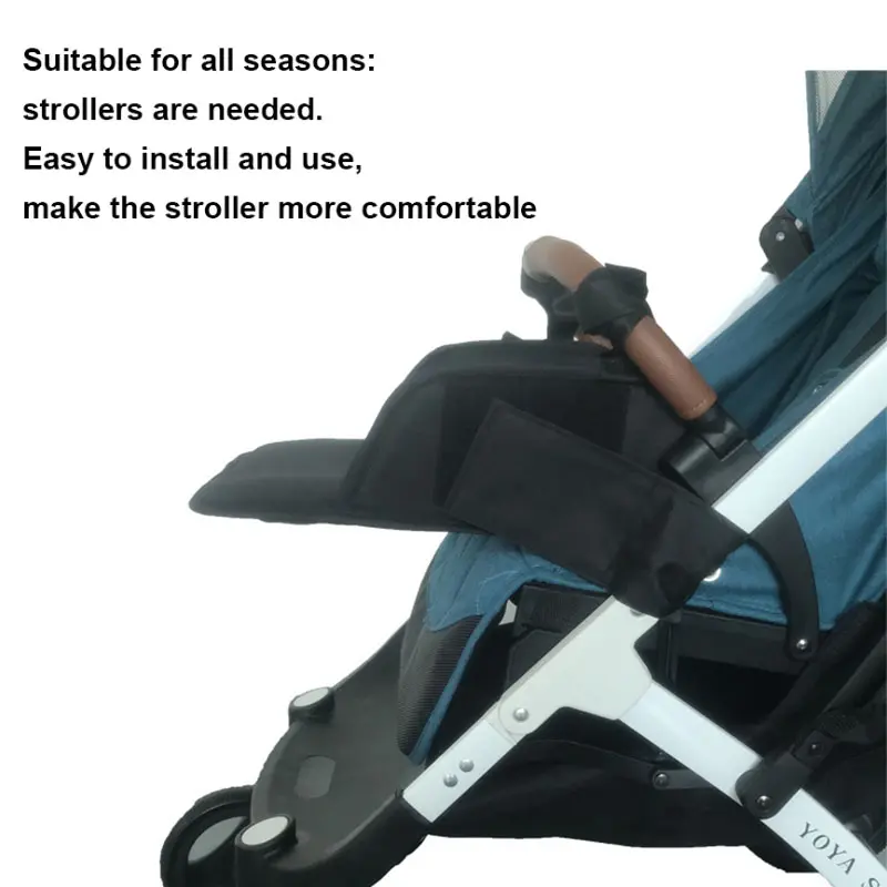Universal Baby Stroller Footrest Extension Board, Child Pushchair Accessories, Extended Long Foot Rest, Adjustable Footboard for Comfort, Stroller Solution