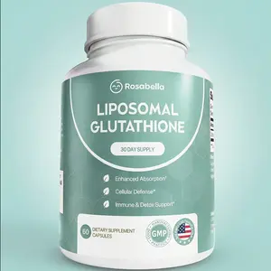 (Flash Sale) Rosabella Liposomal Glutathione Capsules -Skin Glow, Immune & Detox Support (60 Count)