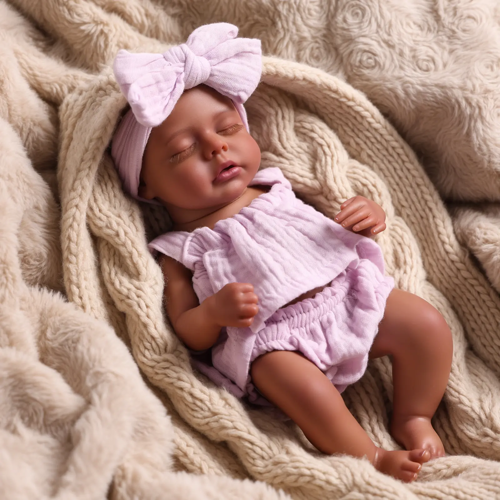 #Summervibes#DealsForYouDays BABESIDE Lifelike Reborn Baby Dolls 12Inch Full-body Vinyl Real Life Baby Dolls with Toy Accessories for Kids Age 3+ Perfect Gifts for Mother's Day Valentine's Day Children's Day & Christmas
