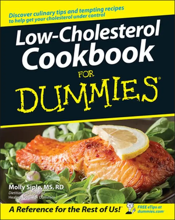 USED Book - Low-Cholesterol Cookbook for Dummies by Siple, Molly (Paperback) - english