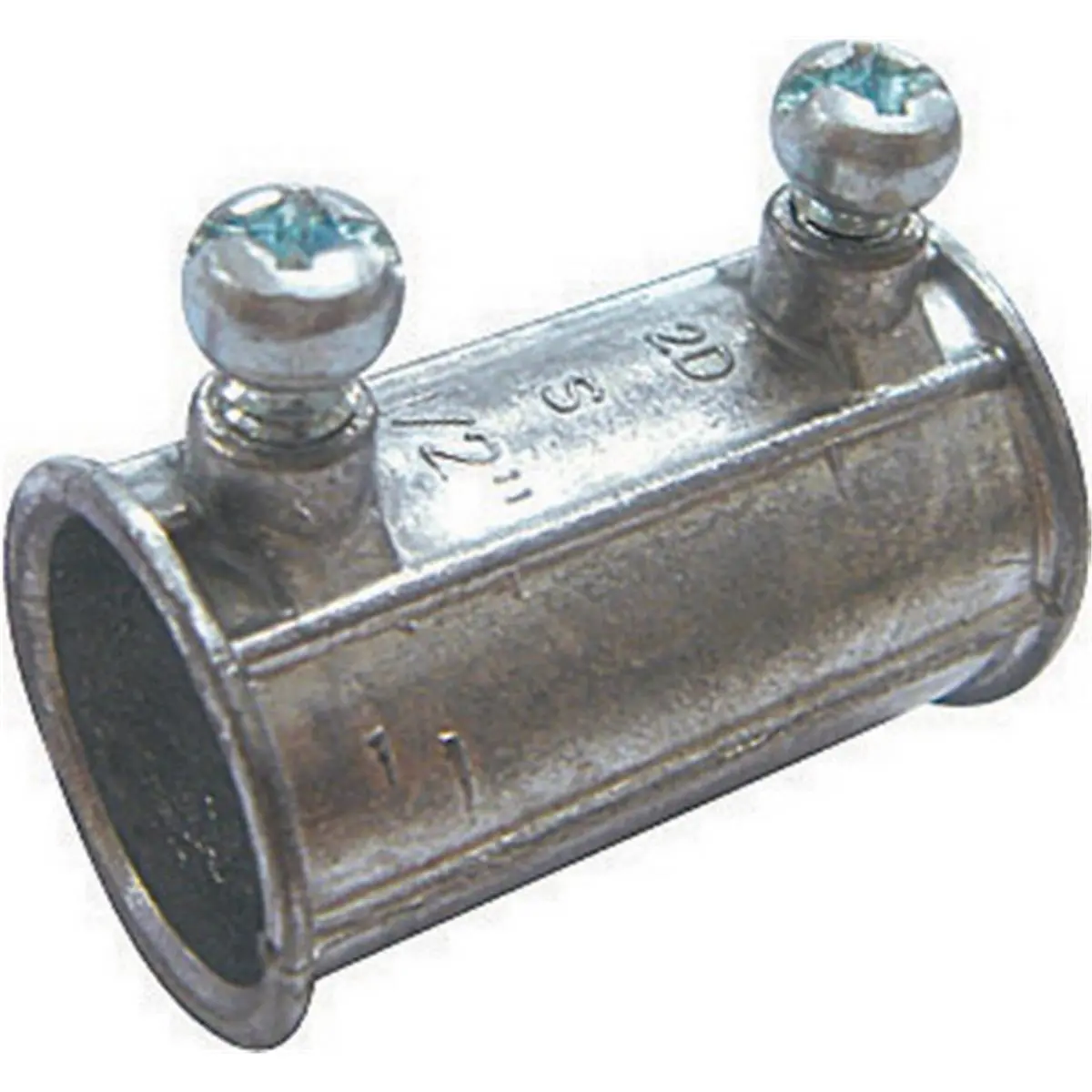 212 MAIN Sigma TC-511 0.5 in. Set Screw Coupling - 50 per Box, Zinc Metal Conduit Fitting, EMT Joining Pipe Coupling, UL Listed