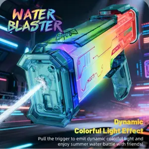 2026 New Cool Rainbow Light Toy Water Gun, Dynamic Sound Pulse Electric Continuous Fire Toy Water Gun, Kids Toy
