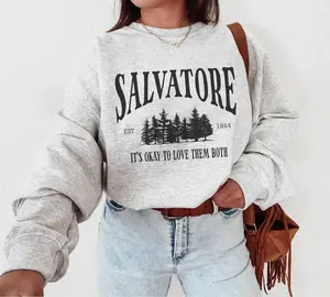 Mystic Falls Virginia Sweatshirt, TVD Fan Gift, Salvatore Brothers Sweater, Damon Tee, Stefan Shirt, Forest Shirt, Salvatore 1864 Crewneck